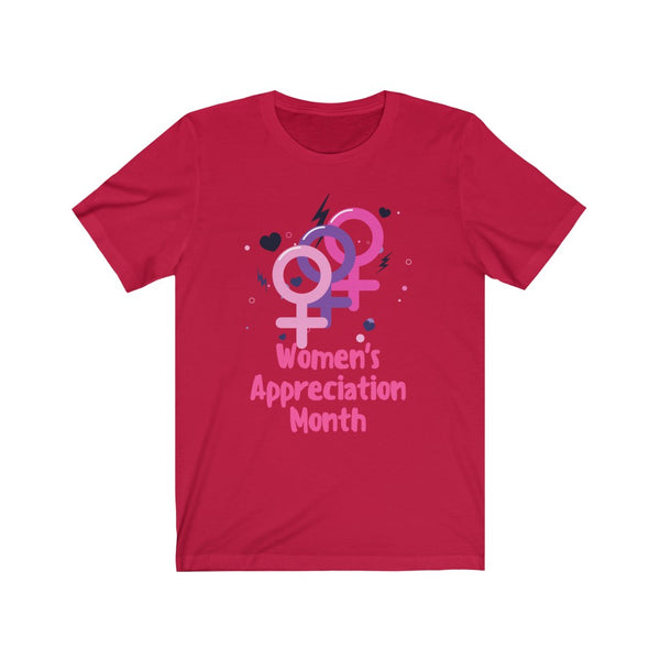 Women's Appreciation Month Unisex Jersey Short Sleeve Tee