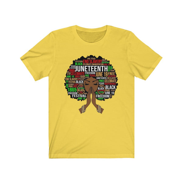 Juneteenth Woman Short Sleeve Tee