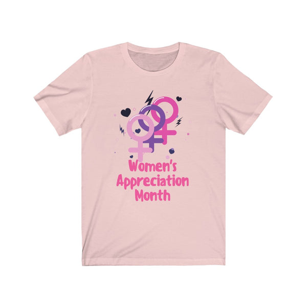 Women's Appreciation Month Unisex Jersey Short Sleeve Tee