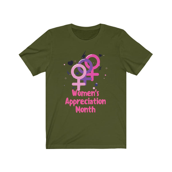 Women's Appreciation Month Unisex Jersey Short Sleeve Tee