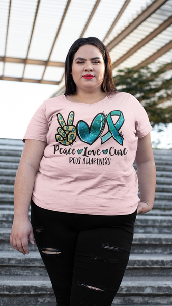 Peace Love Cure Short Sleeve Tee