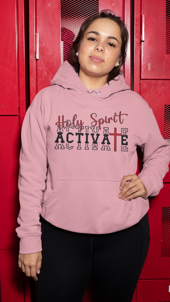 Holy Spirit Activate Hooded Sweatshirt