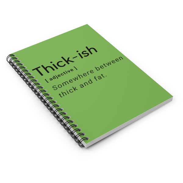 Thick-ish Spiral Notebook - Ruled Line