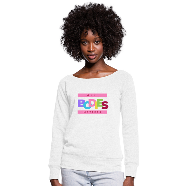 Women's Wideneck Sweatshirt - white